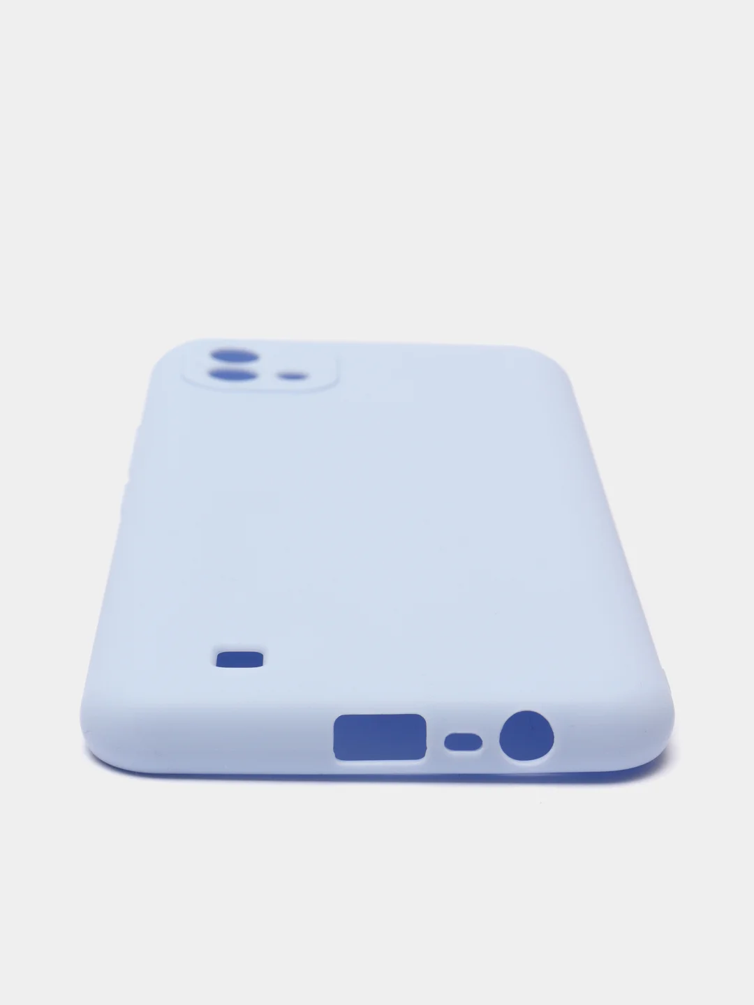 Небесно-голубой чехол для Realme C21 / C20 / C11 2021 силиконовый