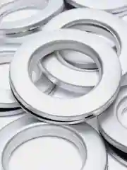 Серый люверсы для штор 4,2/7,0 см, 10 штук