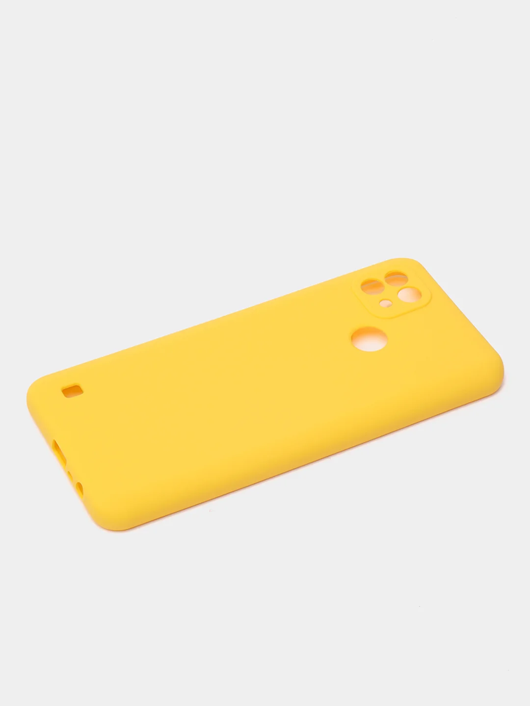 Желтый чехол для Realme C21 / C20 / C11 2021 силиконовый