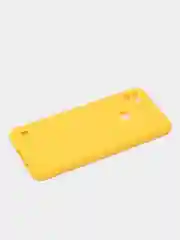Желтый чехол для Realme C21 / C20 / C11 2021 силиконовый