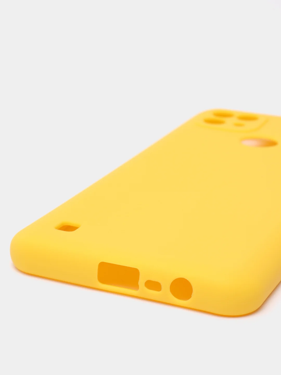 Желтый чехол для Realme C21 / C20 / C11 2021 силиконовый