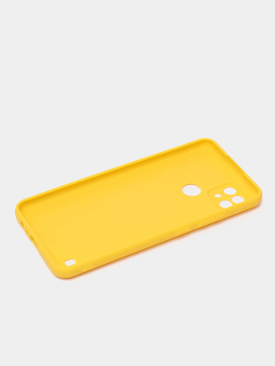Желтый чехол для Realme C21 / C20 / C11 2021 силиконовый