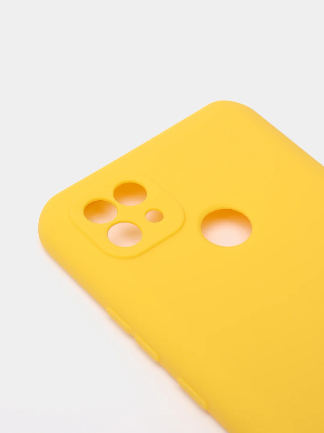 Желтый чехол для Realme C21 / C20 / C11 2021 силиконовый