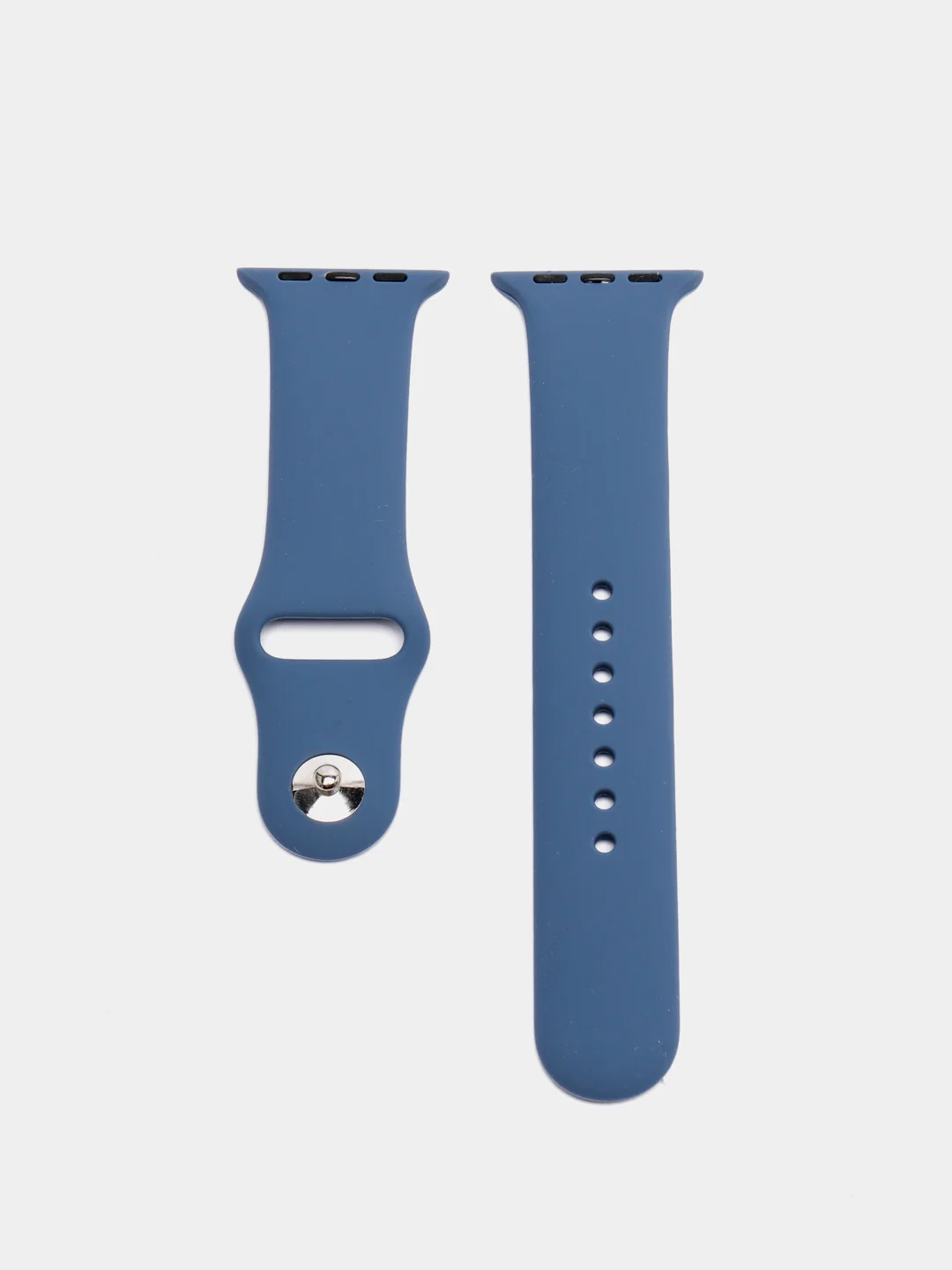 Темно-синий ремешок для Apple Watch 38 мм / 40 мм / 42 мм / 44 мм , размер M, силиконовый