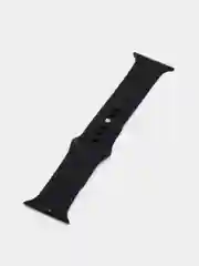 Черный ремешок для Apple Watch 38 мм / 40 мм / 42 мм / 44 мм , размер M, силиконовый