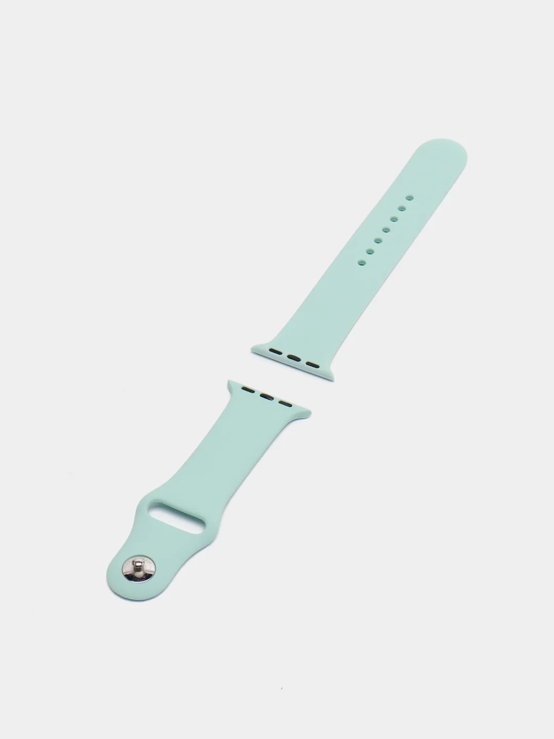 Бирюзовый ремешок для Apple Watch 38 мм / 40 мм / 42 мм / 44 мм , размер M, силиконовый