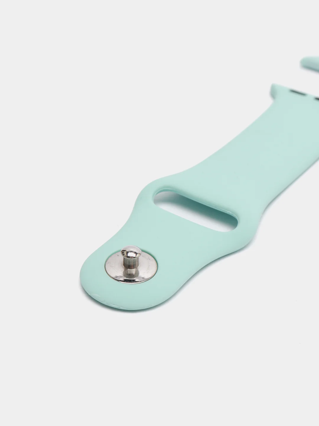 Бирюзовый ремешок для Apple Watch 38 мм / 40 мм / 42 мм / 44 мм , размер M, силиконовый