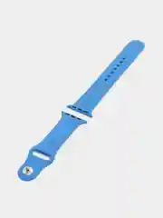 Синий ремешок для Apple Watch 38 мм / 40 мм / 42 мм / 44 мм , размер M, силиконовый