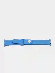 Синий ремешок для Apple Watch 38 мм / 40 мм / 42 мм / 44 мм , размер M, силиконовый