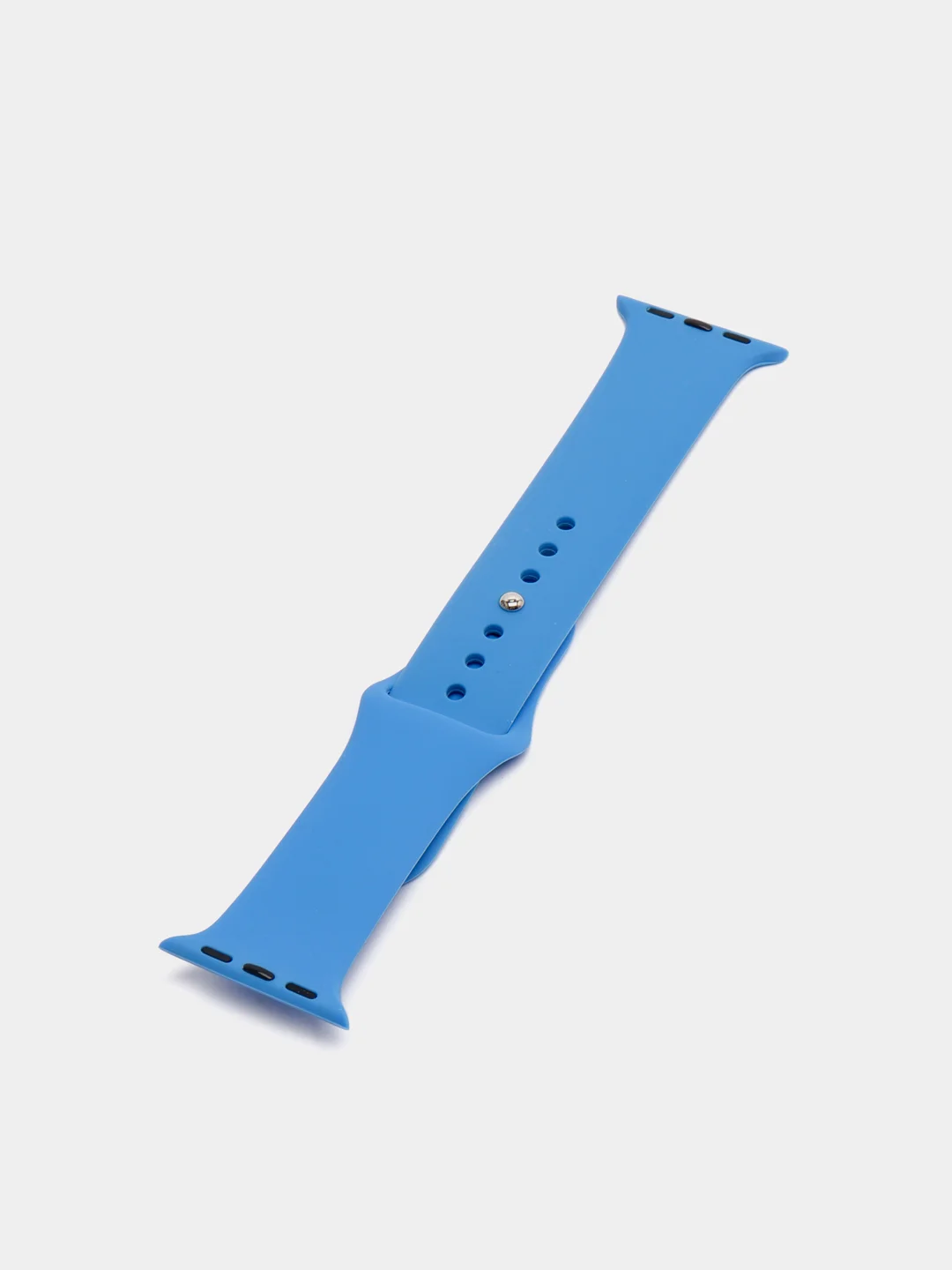 Синий ремешок для Apple Watch 38 мм / 40 мм / 42 мм / 44 мм , размер M, силиконовый