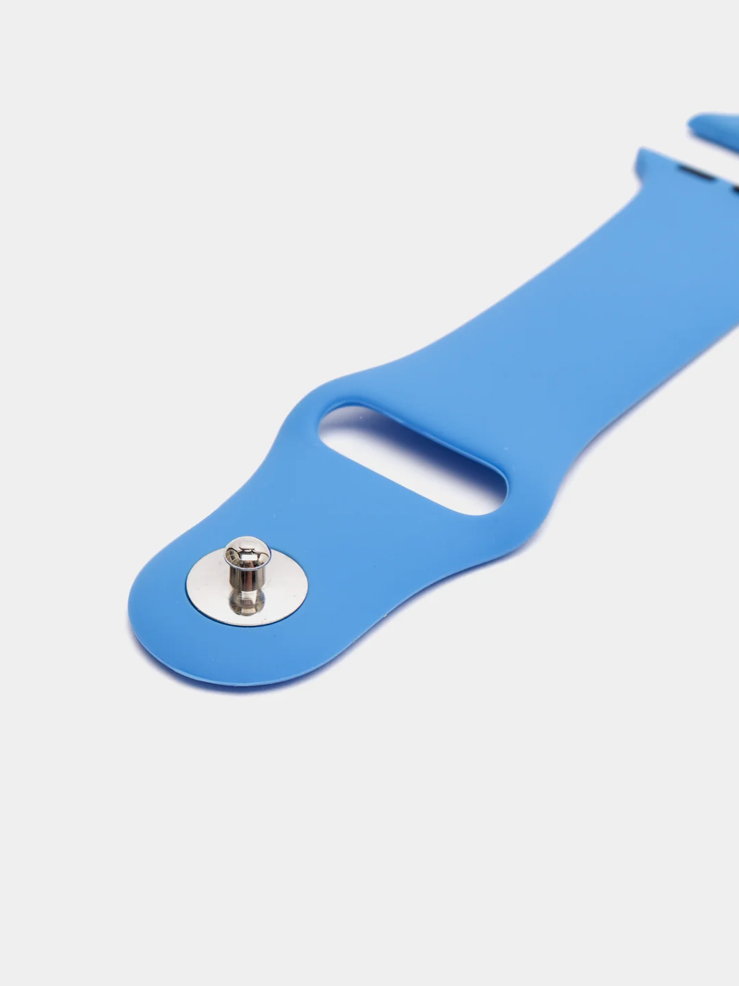 Синий ремешок для Apple Watch 38 мм / 40 мм / 42 мм / 44 мм , размер M, силиконовый