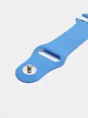 Синий ремешок для Apple Watch 38 мм / 40 мм / 42 мм / 44 мм , размер M, силиконовый