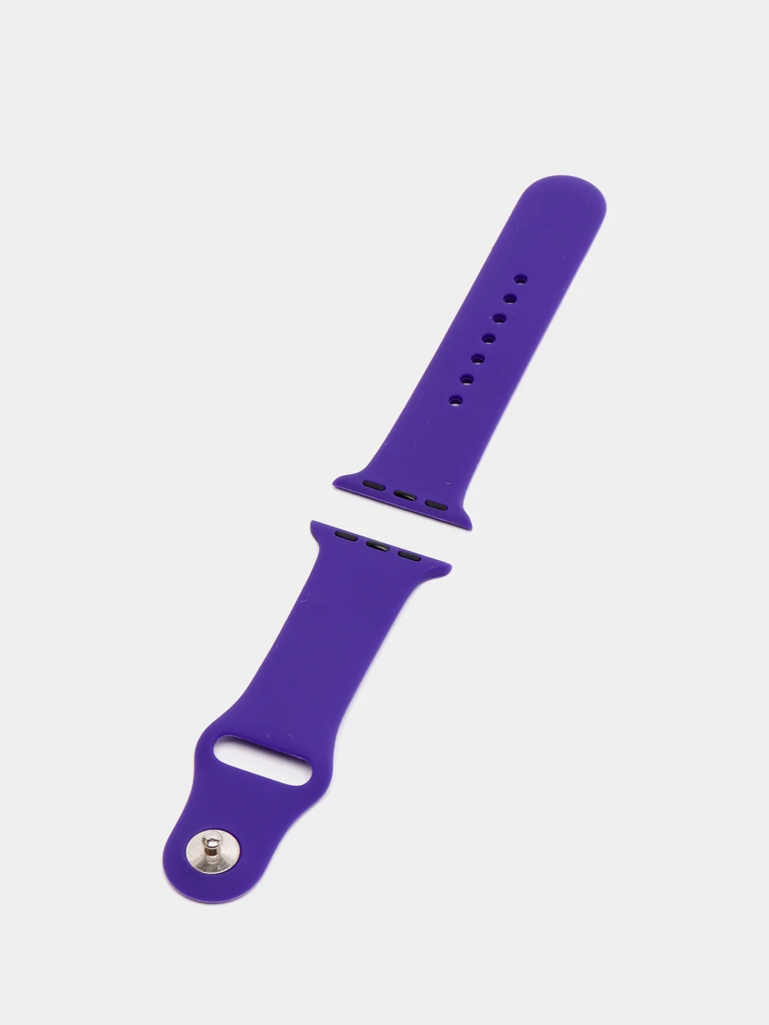 Фиолетовый ремешок для Apple Watch 38 мм / 40 мм / 42 мм / 44 мм , размер M, силиконовый