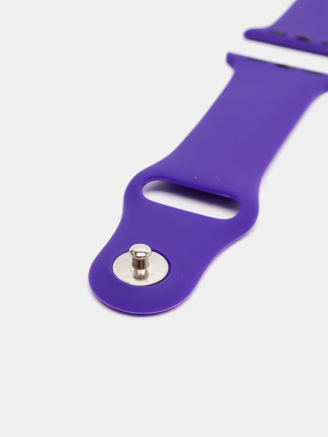 Фиолетовый ремешок для Apple Watch 38 мм / 40 мм / 42 мм / 44 мм , размер M, силиконовый