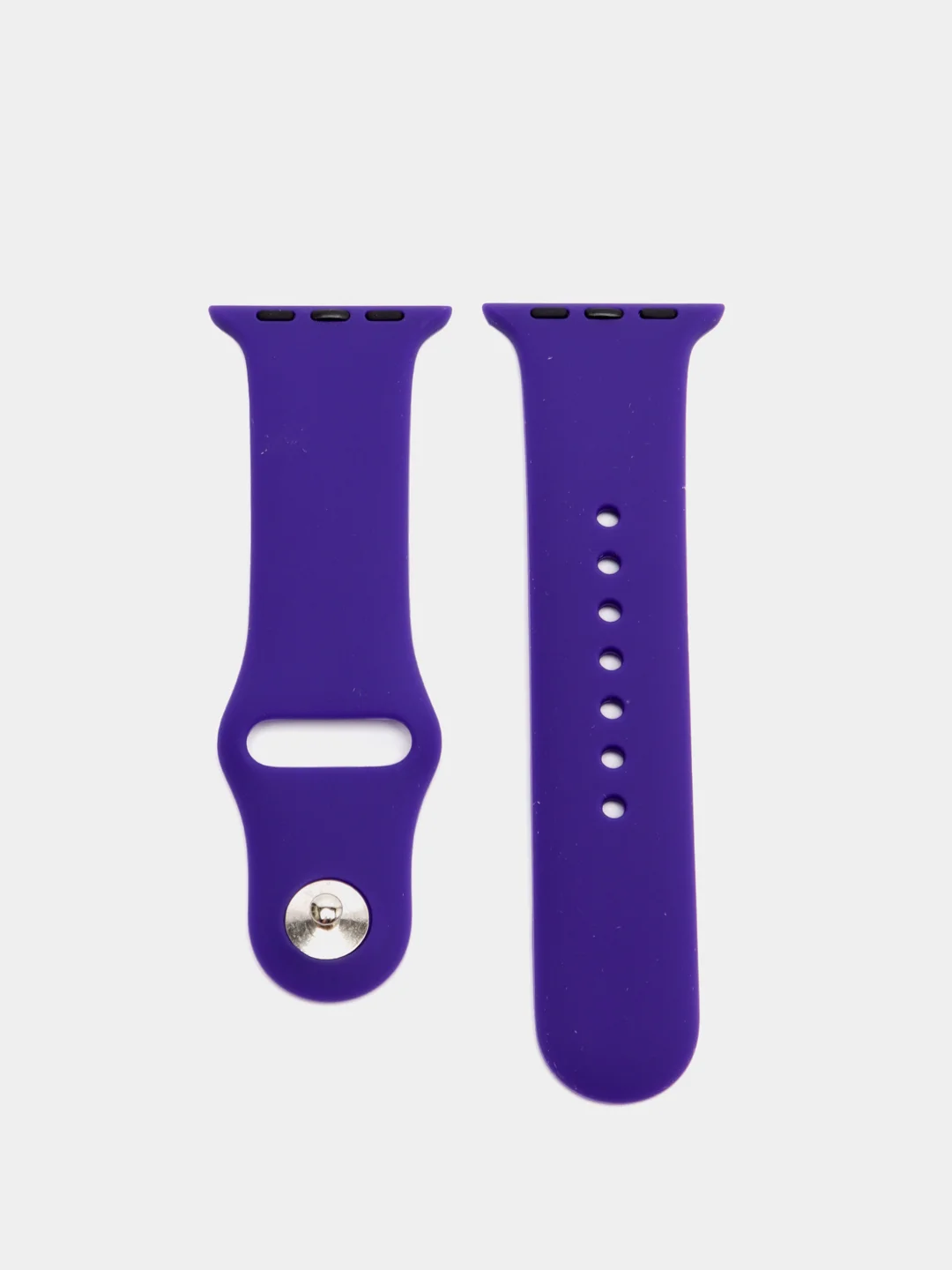 Фиолетовый ремешок для Apple Watch 38 мм / 40 мм / 42 мм / 44 мм , размер M, силиконовый