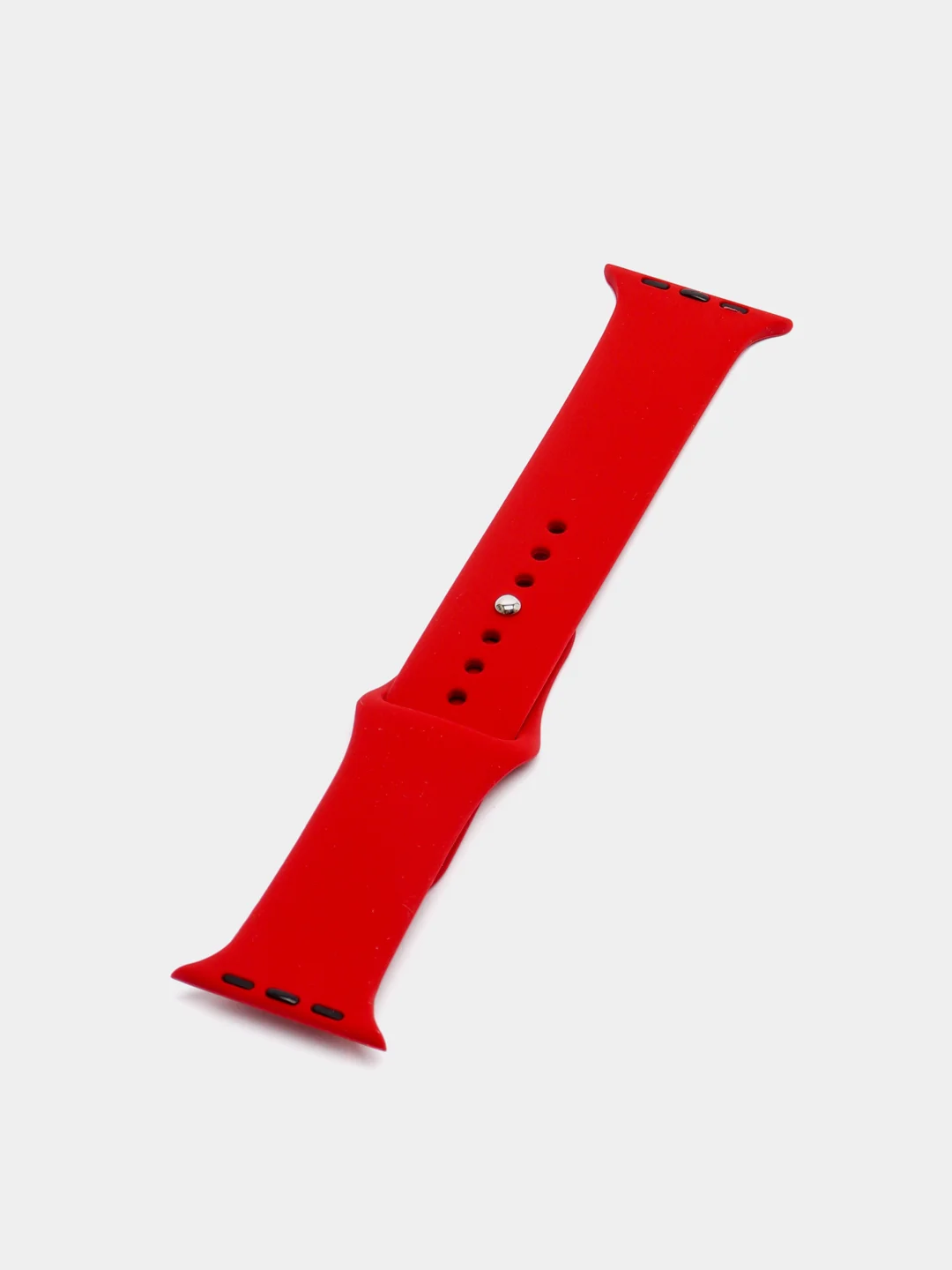 Красный ремешок для Apple Watch 38 мм / 40 мм / 42 мм / 44 мм , размер M, силиконовый