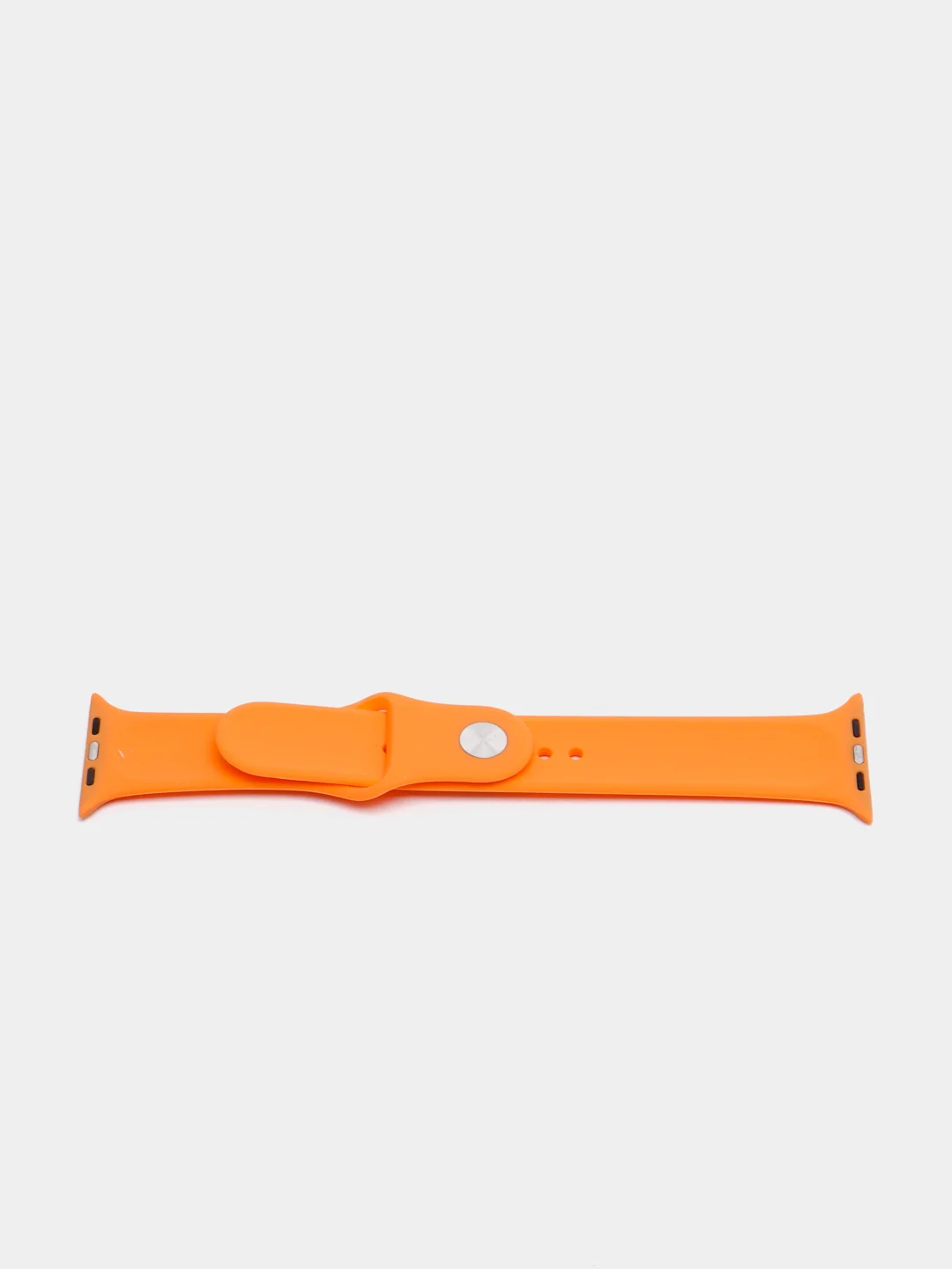 Оранжевый ремешок для Apple Watch 38 мм / 40 мм / 42 мм / 44 мм , размер M, силиконовый