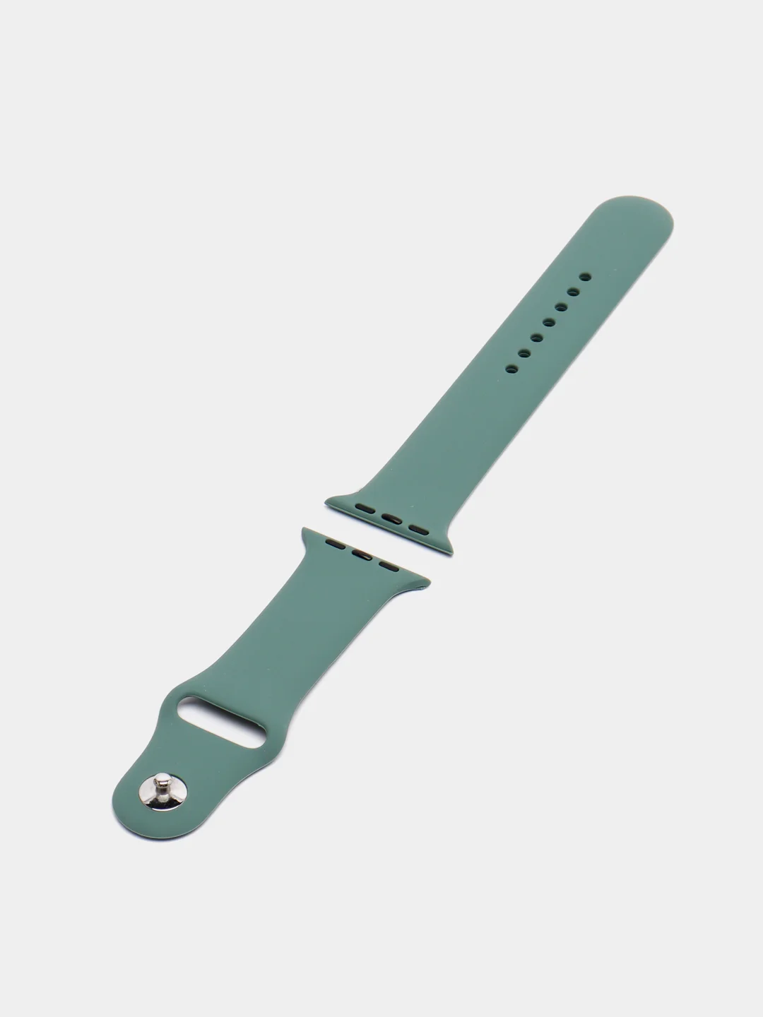Голубой ремешок для Apple Watch 38 мм / 40 мм / 42 мм / 44 мм , размер M, силиконовый