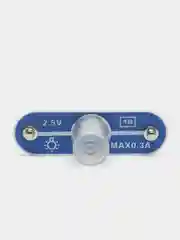 18 Патрон с впаянной лампой 2,5 V, 0,3 A