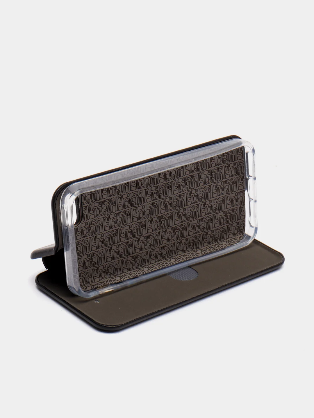Черный чехол книжка iPhone 5 / iPhone 5S / iPhone SE (первого поколения)