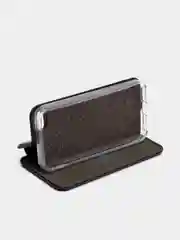 Черный чехол книжка iPhone 5 / iPhone 5S / iPhone SE (первого поколения)