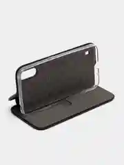 Черный чехол книжка Samsung Galaxy A01 (A015F)