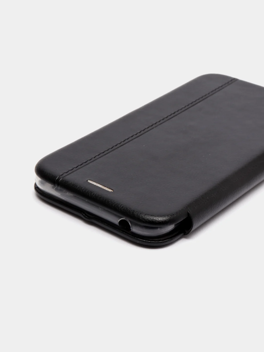 Черный чехол книжка Samsung Galaxy A01 (A015F)