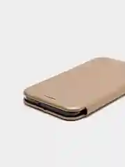 Бежевый чехол книжка Samsung Galaxy A40 (A405F)