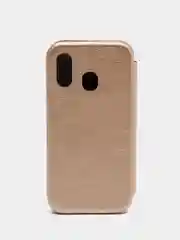 Бежевый чехол книжка Samsung Galaxy A40 (A405F)