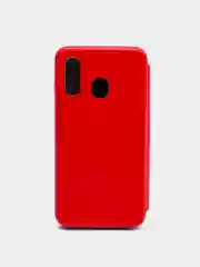 Красный чехол книжка Samsung Galaxy A40 (A405F)