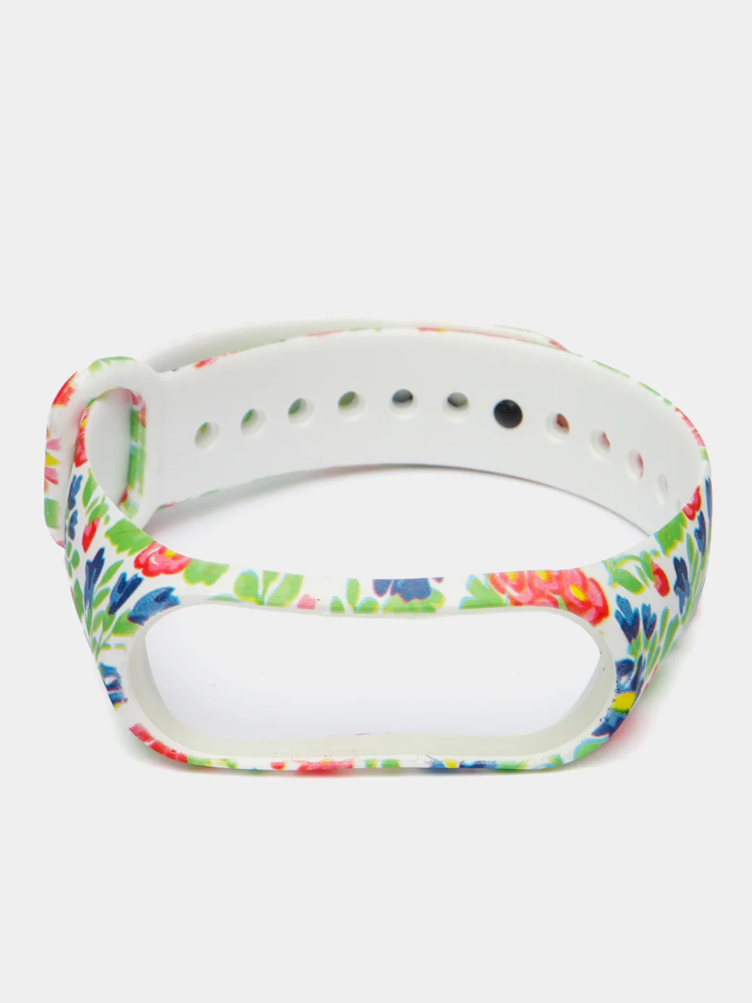 Зеленый ремешок с рисунком для Xiaomi Mi Band 3 / Mi Band 4, силиконовый, с принтом