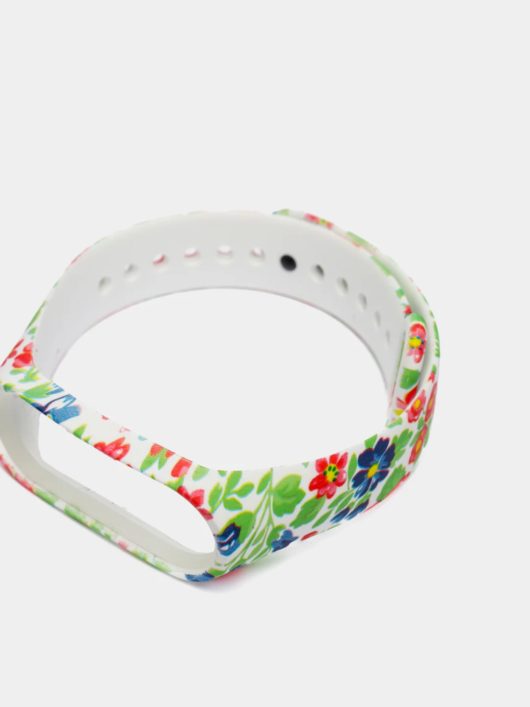 Зеленый ремешок с рисунком для Xiaomi Mi Band 3 / Mi Band 4, силиконовый, с принтом