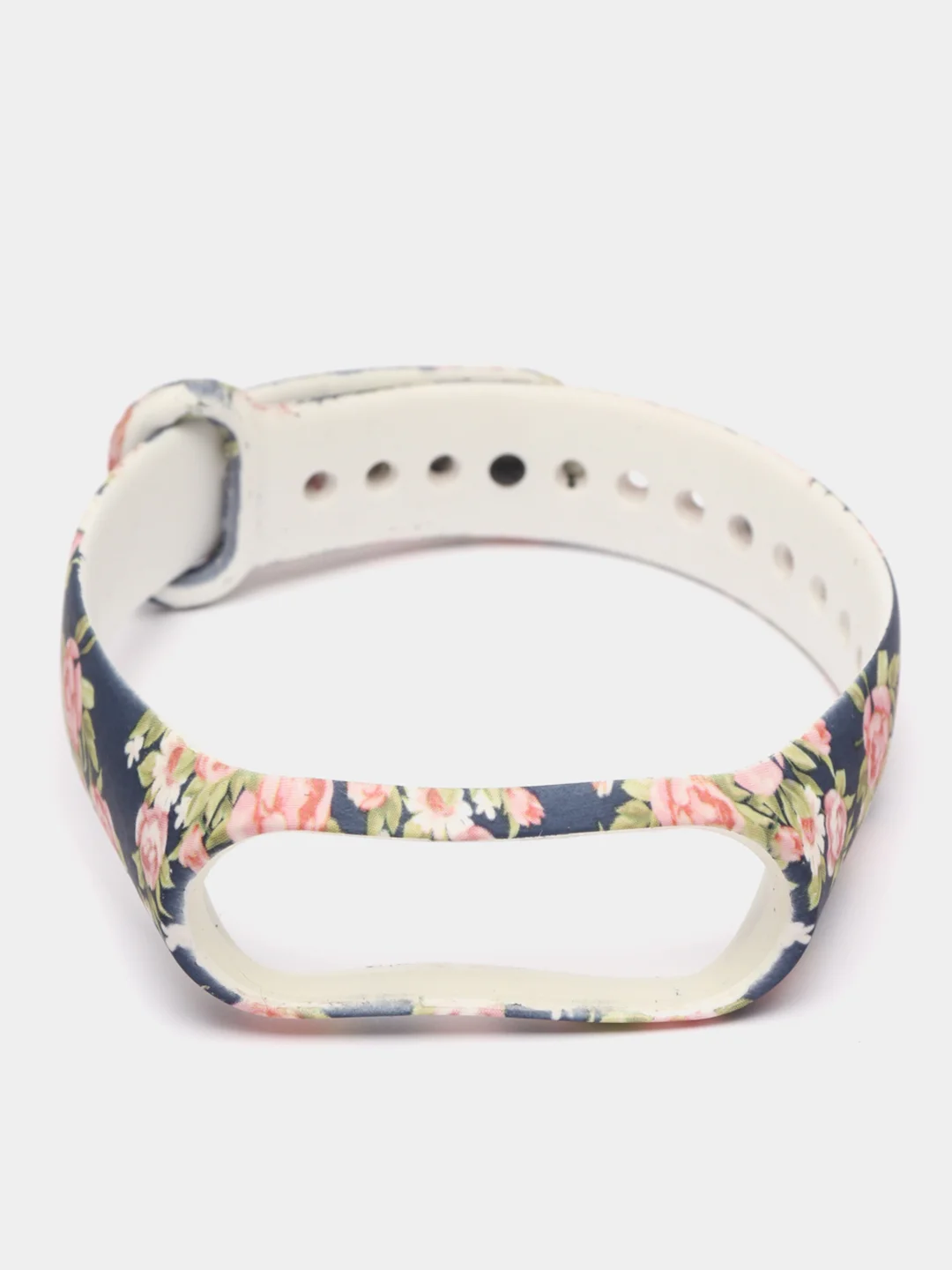 Фиолетовый ремешок с рисунком для Xiaomi Mi Band 3 / Mi Band 4, силиконовый, с принтом