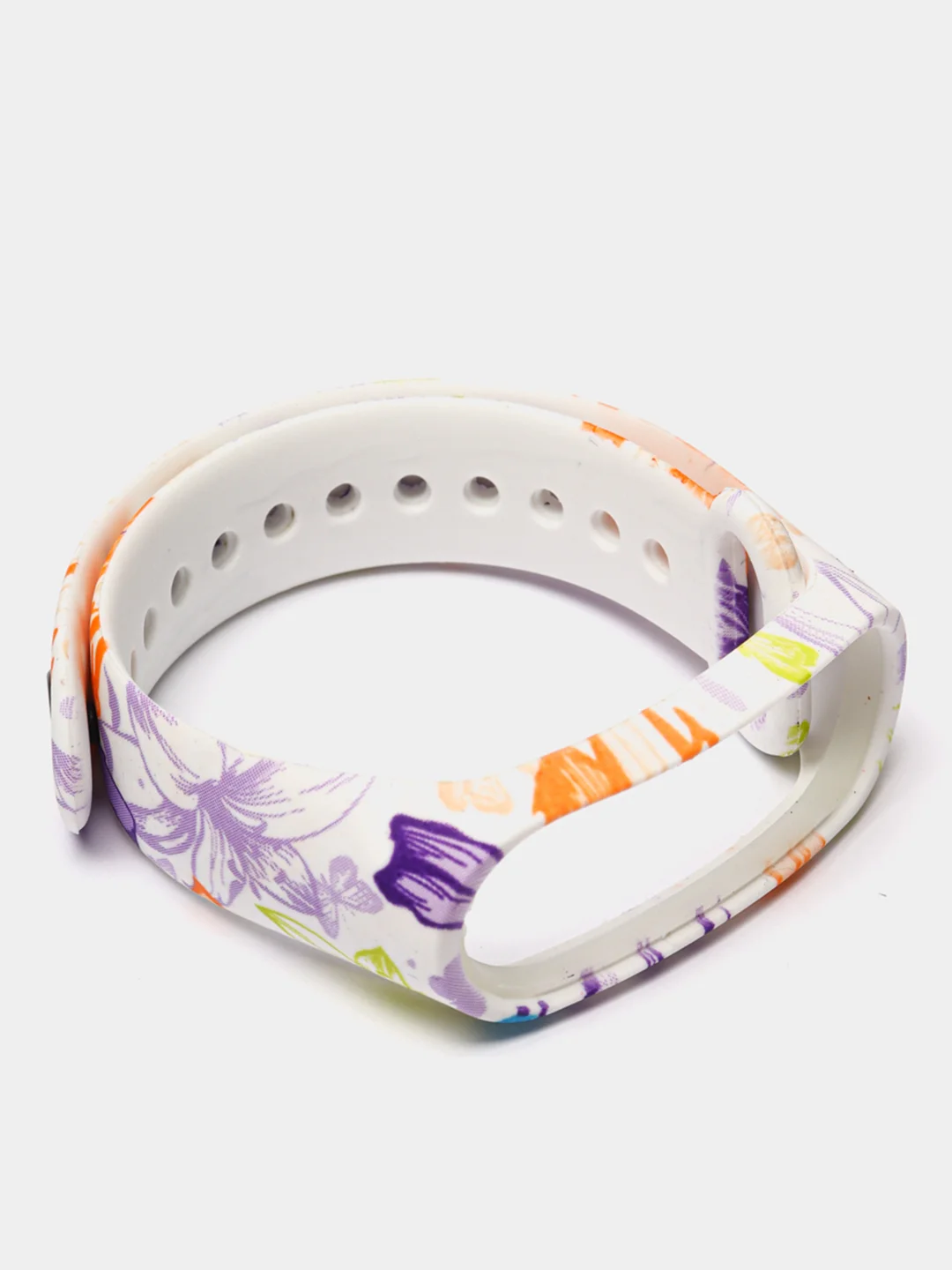 Розовый ремешок с рисунком для Xiaomi Mi Band 3 / Mi Band 4, силиконовый, с принтом