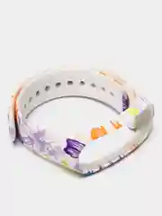 Розовый ремешок с рисунком для Xiaomi Mi Band 3 / Mi Band 4, силиконовый, с принтом