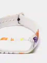 Розовый ремешок с рисунком для Xiaomi Mi Band 3 / Mi Band 4, силиконовый, с принтом