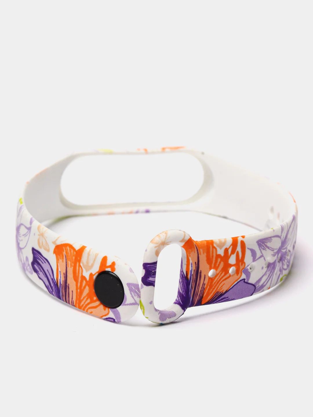 Розовый ремешок с рисунком для Xiaomi Mi Band 3 / Mi Band 4, силиконовый, с принтом