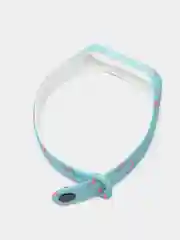 Бирюзовый ремешок с рисунком для Xiaomi Mi Band 3 / Mi Band 4, силиконовый, с принтом