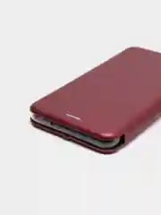 Бордовый чехол-книжка для Samsung Galaxy S21 FE