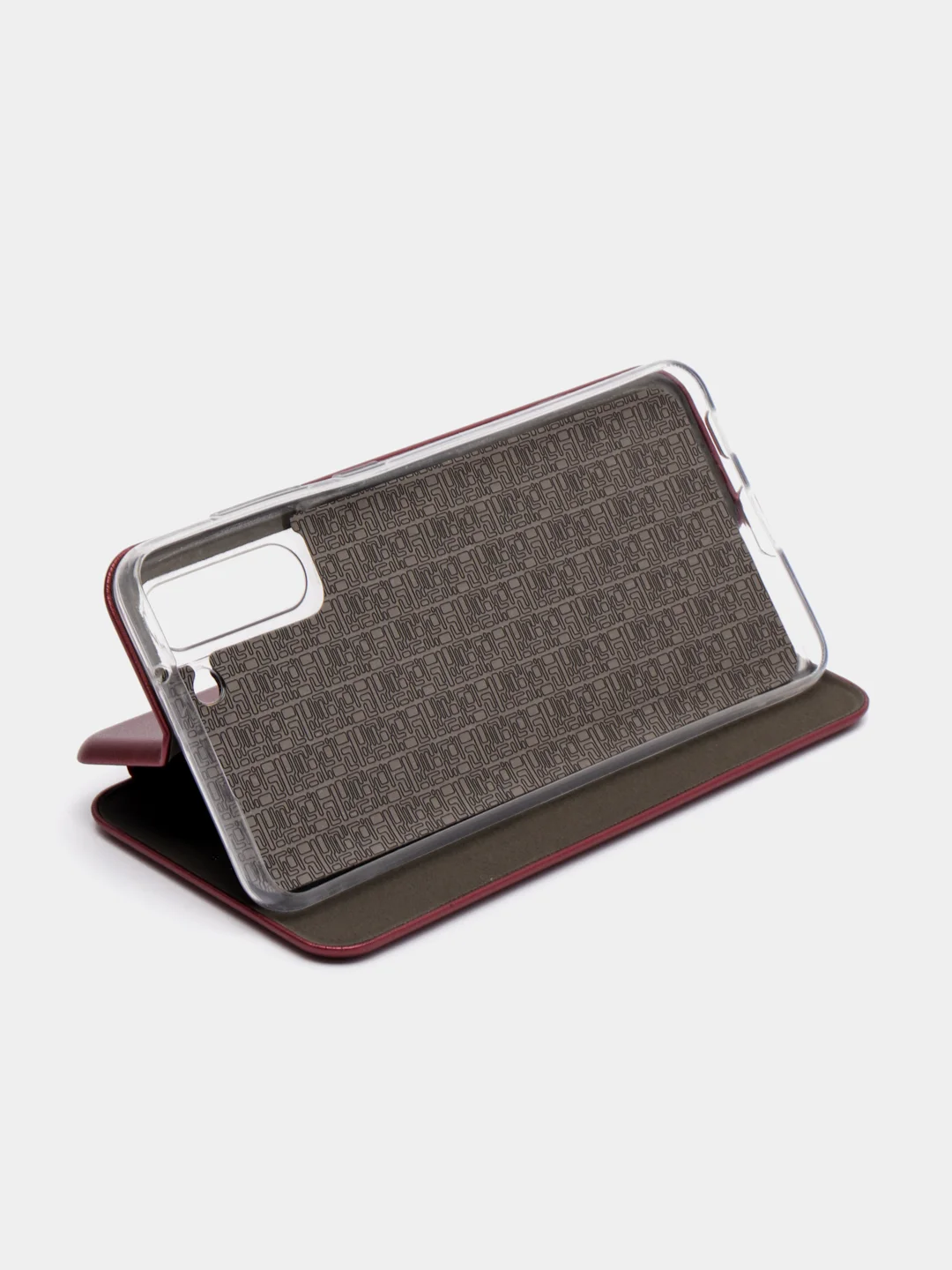 Бордовый чехол-книжка для Samsung Galaxy S21 FE
