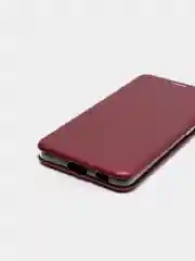 Бордовый чехол-книжка для Samsung Galaxy S21 FE