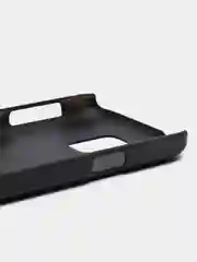 Серый металлик чехол чёрный с принтом + защитная плёнка для Samsung S5 / S5 Mini