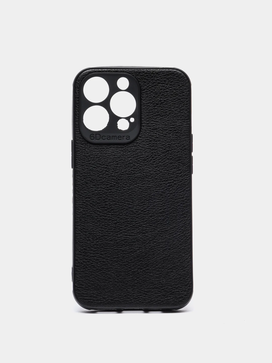 Черный чехол IPhone 13 / 13 Mini / 13Pro / 13ProMax силиконовый, имитация кожи