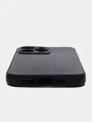 Черный чехол IPhone 13 / 13 Mini / 13Pro / 13ProMax силиконовый, имитация кожи