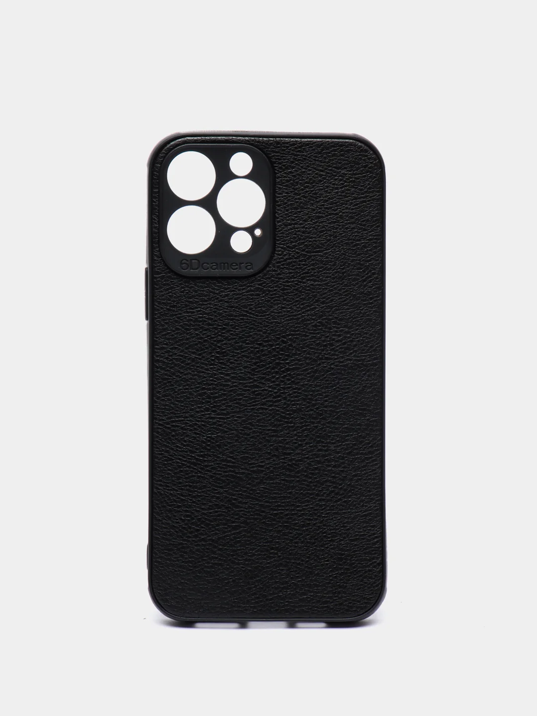 Черный чехол IPhone 13 / 13 Mini / 13Pro / 13ProMax силиконовый, имитация кожи
