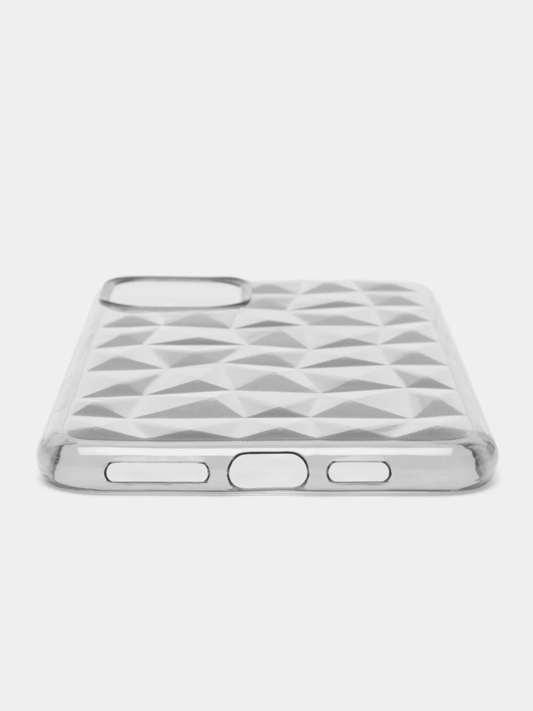Серый меланж чехол для iPhone (Айфон) 11 силиконовый, синий