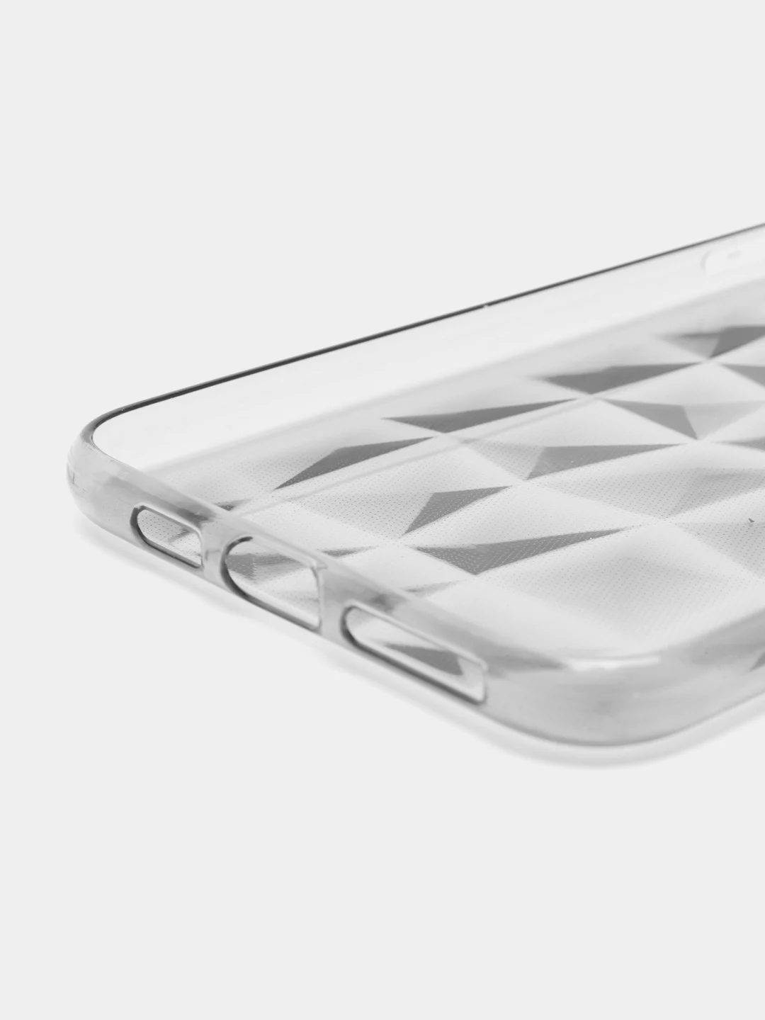 Серый меланж чехол для iPhone (Айфон) 11 силиконовый, синий