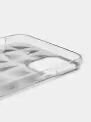 Серый меланж чехол для iPhone (Айфон) 11 силиконовый, синий
