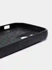 Черный чехол IPhone 13 / 13 Mini / 13Pro / 13ProMax силиконовый, имитация кожи