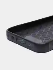 Черный чехол IPhone 13 / 13 Mini / 13Pro / 13ProMax силиконовый, имитация кожи